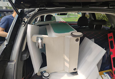 超声波体重身高测量仪走进萧县某医院以及定制儿童综合素质评价系统验收完成