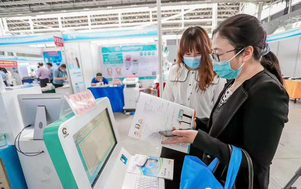 企业风采：山东国康身高体重测量仪厂家参加第29届河北医疗器械展已布展完成